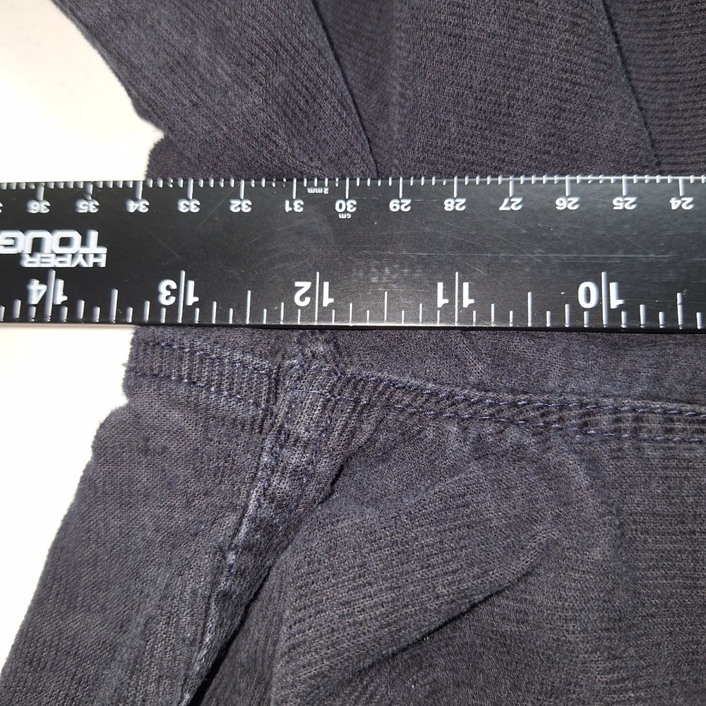 Old Navy Black Corduroy High Waisted Flare Leg Pants Womens Size 8 Secret-Smooth - Picture 8 of 16